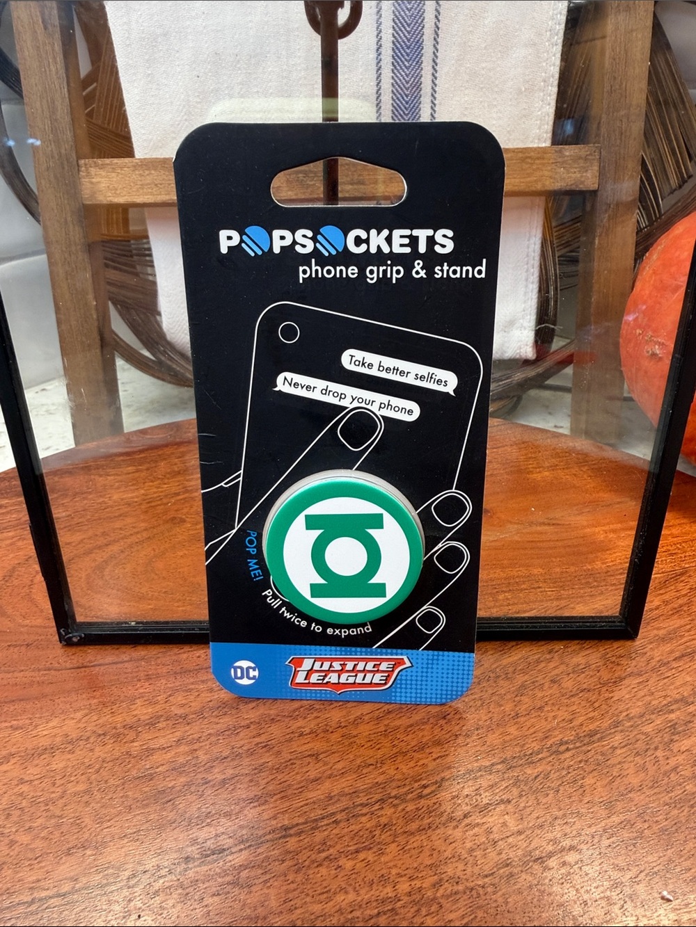 PopSocket Green Lantern Phone Grip & Stand - Green and White Emblem